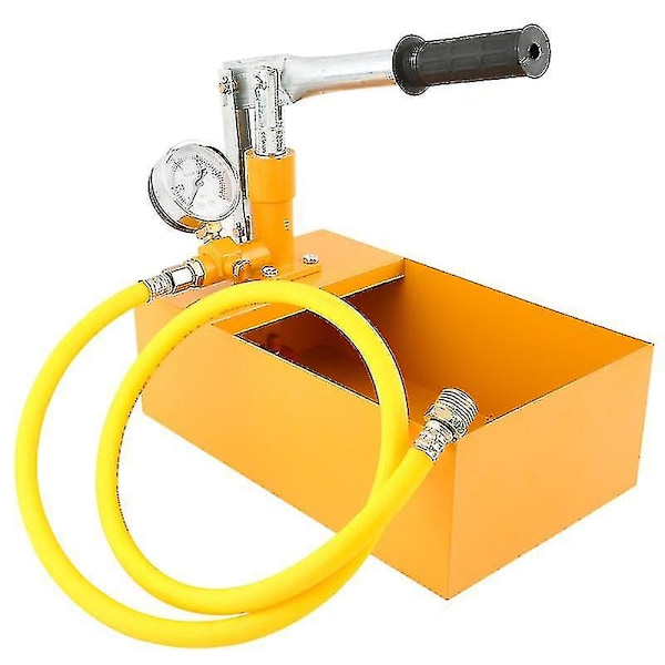 Aluminium 2,5mpa 25kg Vandtryk Tester Manuel Hydraulisk Testpumpe Maskine Med G1/2