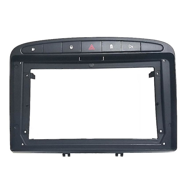 9 tums bilradio ramkit för Peugeot 408 308 308sw Rcz multimedia stereo instrumentpanel montering huvudapparat fascia trim ram 2 Din-yuyu