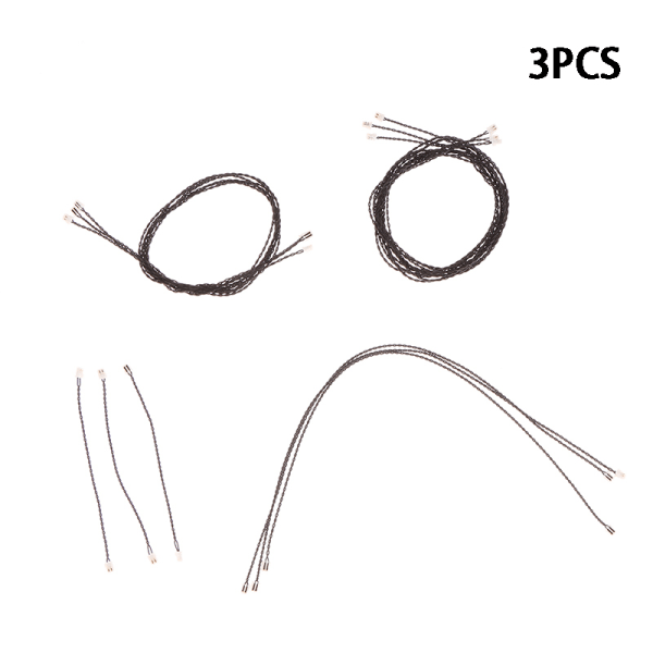 IC LED-ljustillbehör för DIY-fläktar 3 st 0,8 mm 2-stiftskontakt Anslutning D