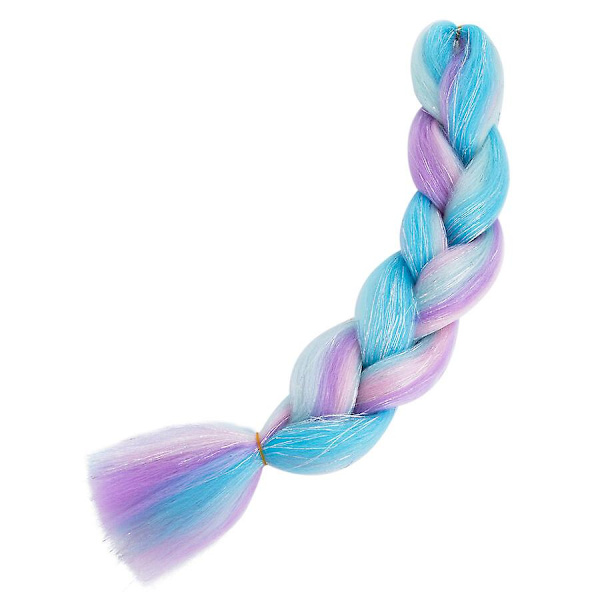 24 tommers flettehår extensions syntetisk ombre hekle fletter hår DIY jumbo flette for kvinner
