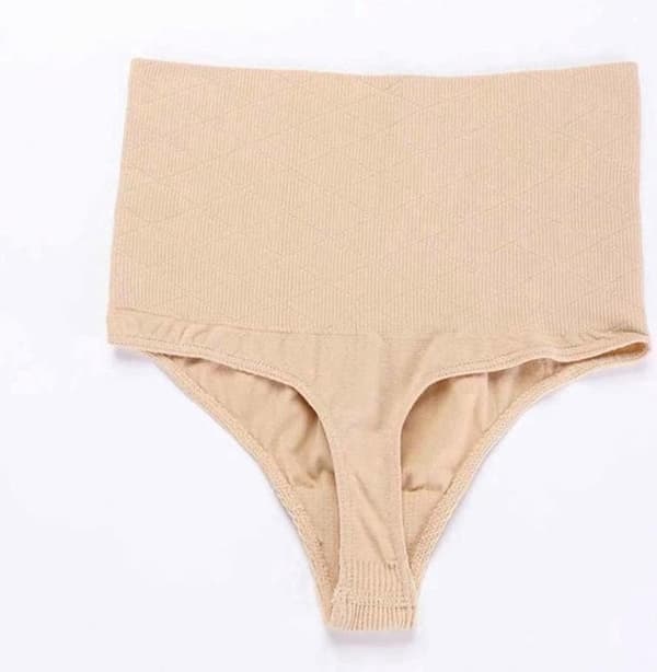 Høy midje thong - Shapewear - Beige - Størrelse XL
