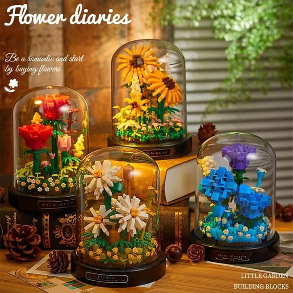 Mikro Byggeklodser Blomsterplante Klodser 01 01 01 1