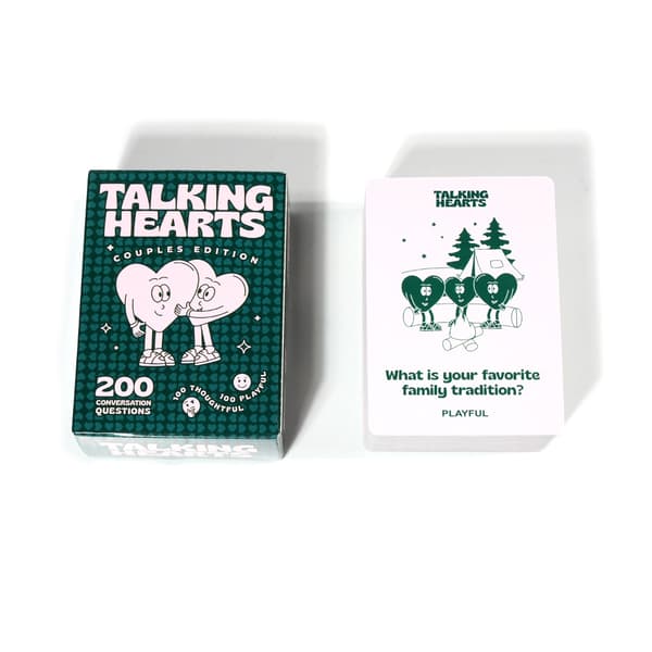 Talking Hearts Konversationskort Spel för par Spel för dejtkvällar Äventyr