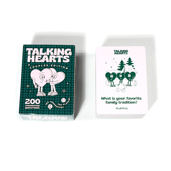 Talking Hearts Samtalekort Par Spil Spil til Date Nights Eventyr