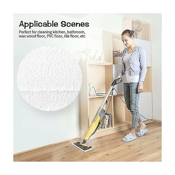Ångmoppdynor, Ångrengöringstillbehör, Kompatibla med Karcher Easyfix Sc2