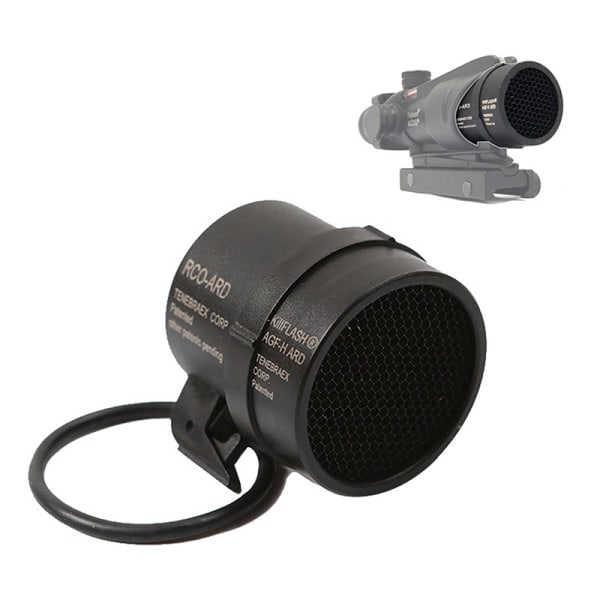 IC Honeycomb Cover ACOG Sigtekikkert Beskyttelse Støv Kil Sort