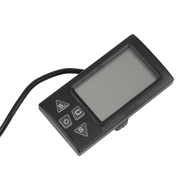EBike Sähköpyörä S861 LCD-näyttö 6PIN 24V 36V 48V Ebike Manuaalinen ohjaus Nopeusmittari Vedenpitävä liitin