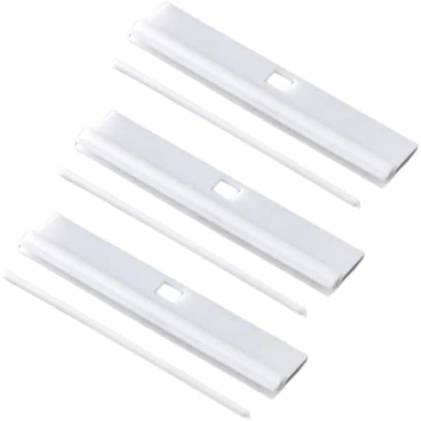 Vertical Blind Hanger (89mm) Replacement White Hangers for Slats Louvre DIY Adjustable Vertical Blind Accessories 20-pack.