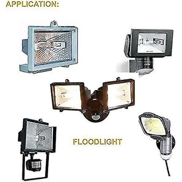 5 stk 500w R7s Lineær Halogen Flomlys J118 500w Dobbelt Endet Sikkerhetslyspære 118mm Lengde-yuyu