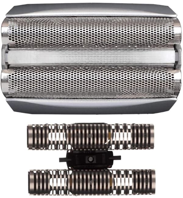 Erstatningsbarberhode og foliekutter, 51S kompatibel med Braun Series 5, presisjonskam, for våt- og tørrbarbering for menn