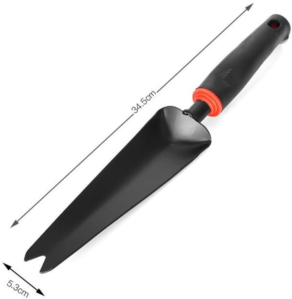 Manuell ugressfjerner, V-formet dyp rotfjerner med ergonomisk sklisikkert håndtak for hage- og gårdsarbeid, 34,5 x 5,3 cm