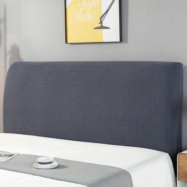 IC Stretch överdrag, liten fyrkantig Jacquard sänggavel