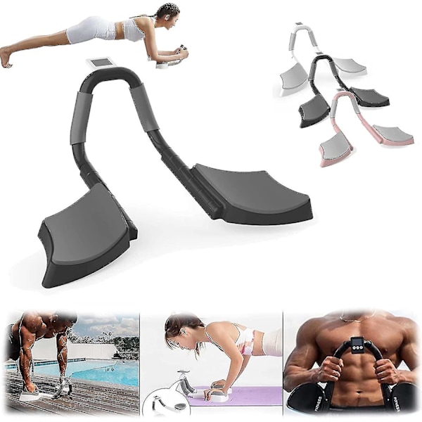 Multifunktionel Timing Plank Trainer, Plank Trainer Med Timer, Bærbar Plank Trainer Dynamisk Abs Core Træning