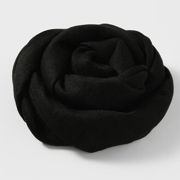 Skjerf Sjal SVART Svart Black