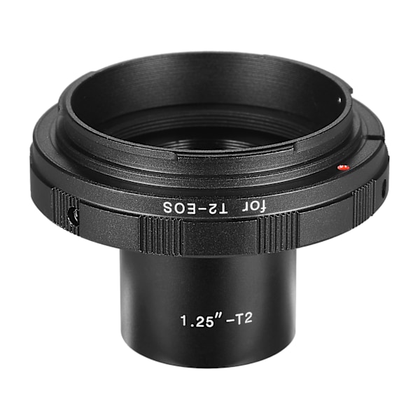 Andoer 1,25-T2-EOS adapterring, fototillbehör, ersättning för Canon EOS-kamera 1,25 tum okular T2-teleskop för landskapsfotografering Astroph