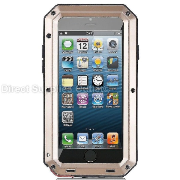 Heavy Duty gorilla metallfodral Case kompatibelt Iphone 14 13 12 Xr X 8 Pro Max Se