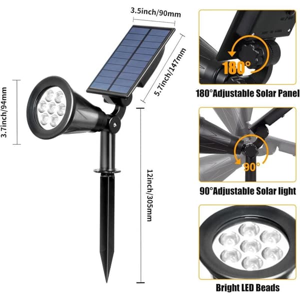 LED Plenlys, Hagebelysning, Hagebelysning, Parkbelysning, Landskapsdekorativ belysning