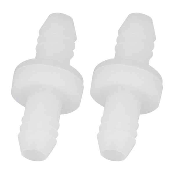 2 stk. tilbageslagsventil 3/8in 10mm plast 1-vejs vand ikke-retur til luftkompressor akvariepumpe brændstofgasvæske luft Cdav6/cddv6