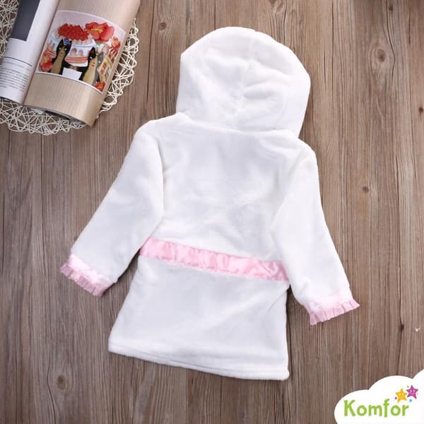 Babybadekåbe - Komfor - Prinsesse - Inkluderer gratis babybørste og kam