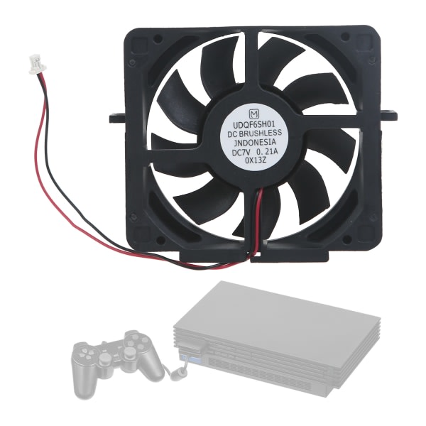 Ersättning intern kylfläkt, DC7V kylare Ersättning för PS2 50000 / 30000 spelkonsol Bra värmeavledning