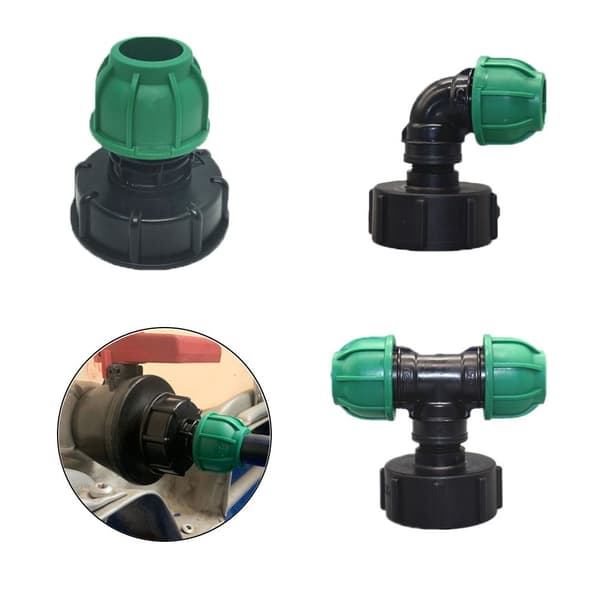 IBC Tank Adaptere Fittings Gevindforbindelse 32MMELBOW RØR ALBUE 32mmAlbue Rør 32mmElbow Pipe