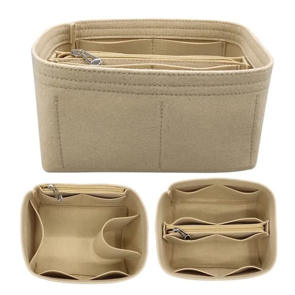 Spandtaske Indsats Taske Liner Taske BRUN AA brun AA brown A-A