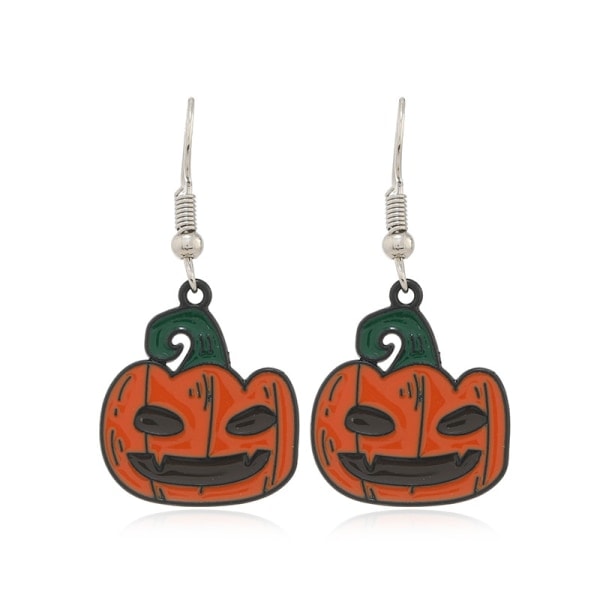 IC Halloween-øredobber, anheng for kvinner, julesmykkegaver, halloweengaver, sølvgresskar