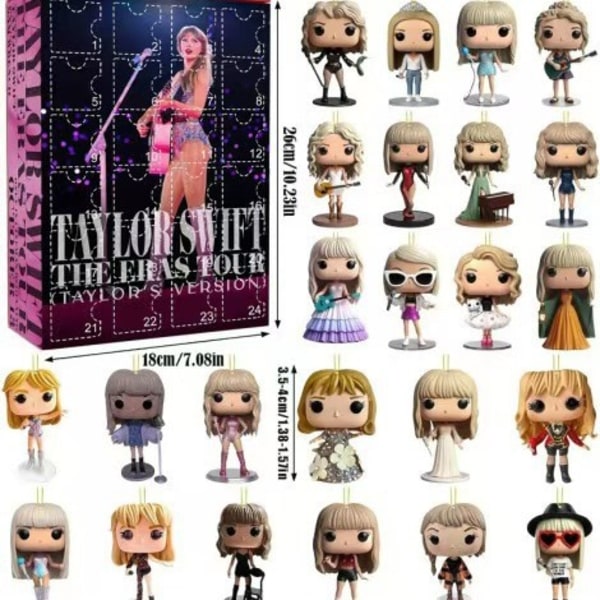 Taylor's Joulukalenteri Taylor Swift Joulu 24 päivän laskuri sokkolaatikko Type A