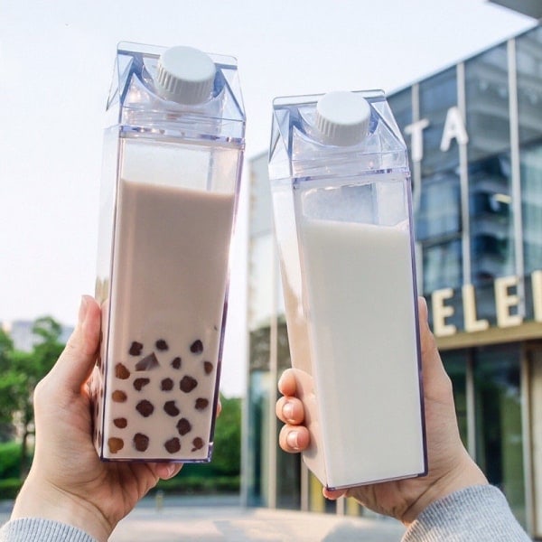 IC 16,9 oz / 33,8 oz (500 ml/1 000 ml) vandflaske til mælkekarton A