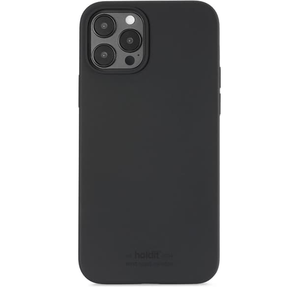 iPhone 12/12 Pro - held Mobilskal Silikon - Svart Black Svart