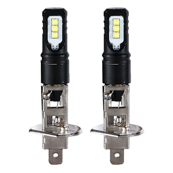 2x H1 6000k Super Bright White 6000lm Led Headlight Kit High-beam