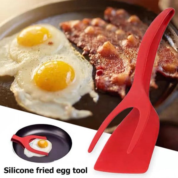 IC To-i-en nylon Non-stick tang Omelet spatel Kitc Rød
