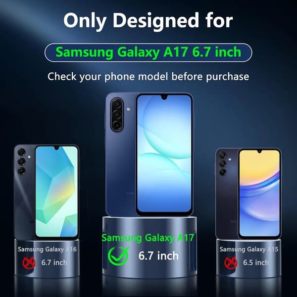 Samsung A17 Mat Sort Cover