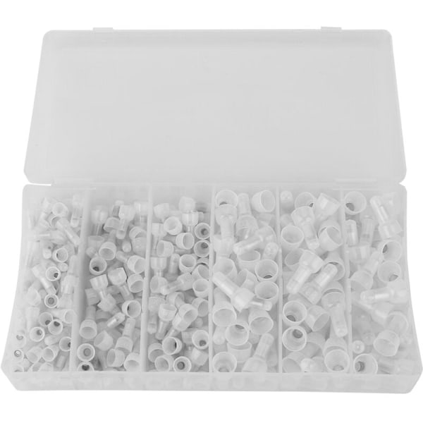 300 stk. 22-16/16-14/12-10 Gauge Lukket Endehette Krympeklemmer Koblingssett, DUBUNS