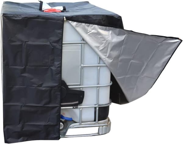 1000L IBC vattentank UV-skydd - 120x100x116cm, för behållare