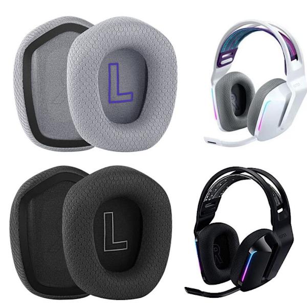 2 stk. Erstatnings øreputer for Logitech G733 SVARTA svart black