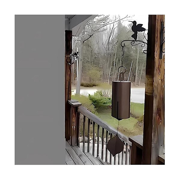 Deep Resonance Serenity Bell Windchime, Metallvindklokker Utendørs Dyp Tone, Unik Lav Tone Vind C