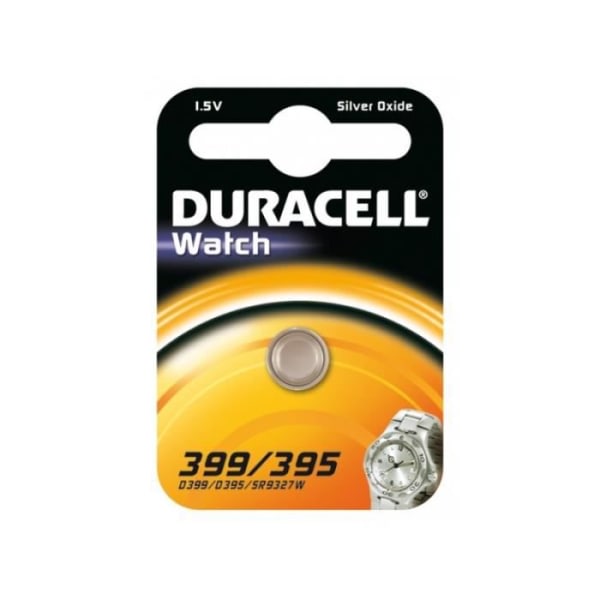 Pack Tillbehör Tv - Video - Ljud - Duracell Grå Oxide Batteri Knappcell 399/395 Blister (Förpackning med 1 st) 068278