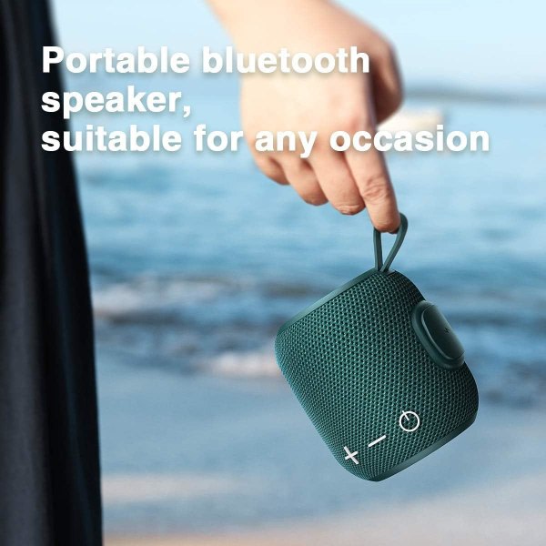 Bluetooth högtalare, Bärbar Bluetooth högtalare, grön