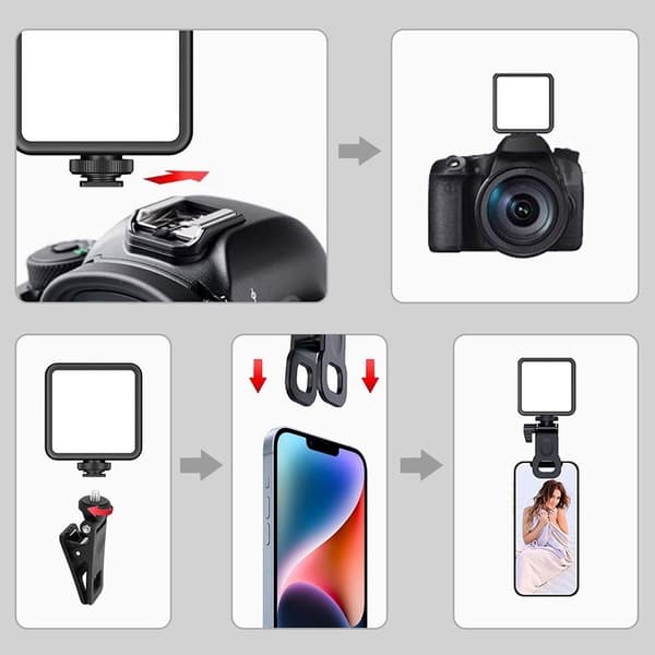 LED Videolys Kameralys BATTERI VERSION BATTERI VERSION Batteri Version Battery Version