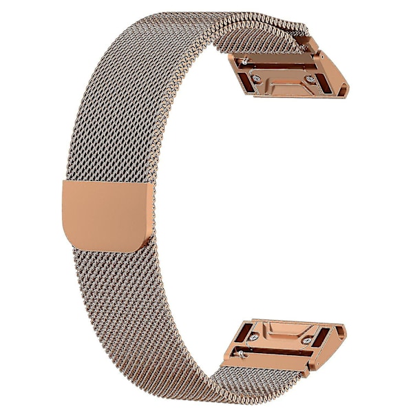 Rem for Garmin Fenix 7 7X 7S 6 6X 6S Forerunner 955 255, Metallisk magnetisk armbåndsurrem