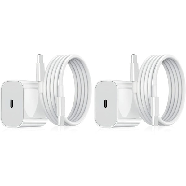 2-pakning 45W USB-C hurtiglader for Samsung[JUN] 2-pakning iPhone 2-pack iPhone