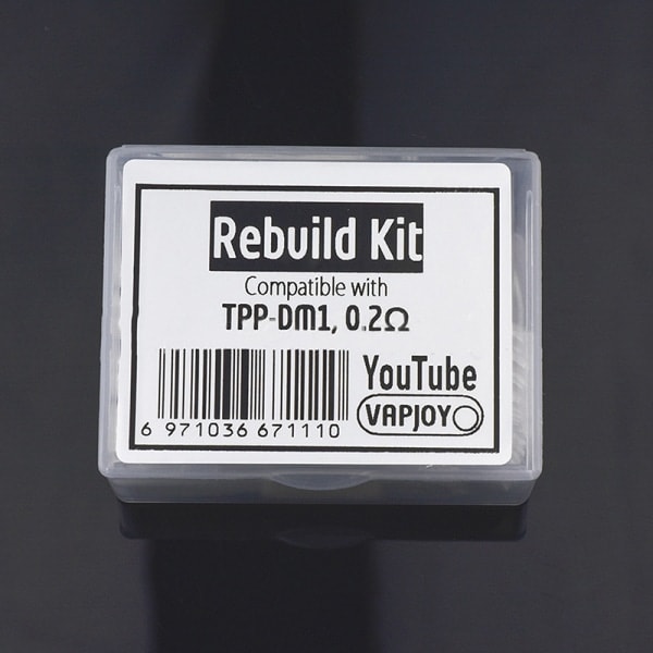 IC DIY Rebuild Kit TPP DM1 0,2ohm Mesh Coil Motstand Varmetråd 1 Sett