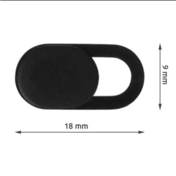 IC 8-pack kamera-/vakoilusuojus/webkamerasuojus