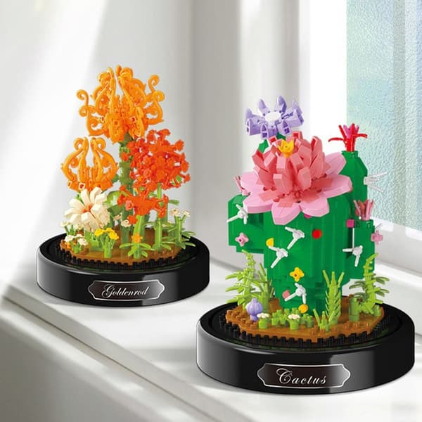 Mikro Byggeklosser Blomsterplante Kloss 02 02 02 2