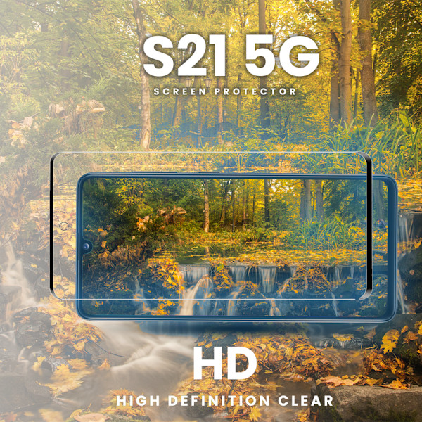 Samsung Galaxy S21 5G - Hærdet Glas 9H - Super Kvalitet 3D