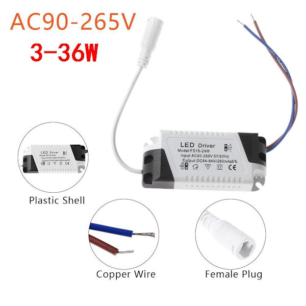 LED driver til panellampe 4-7W 4-7W 4-7W 4-7W