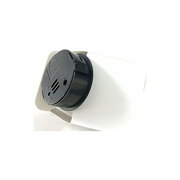 2 stk. Mini 4,5 cm Sort Digital Termometer HygrometerDigital LCD Display Indendørs Udendørs Bærbar Rund Termometer Batterier Inkluderet, til Babyværelse Ho