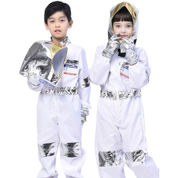 Palomiehen, astronautin, poliisin ja lääkärin asu, lapsille, urasimulaatiopeli tytöille ja pojille Astronaut 4-6 ans