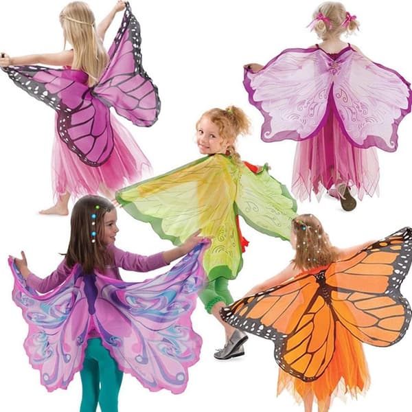 Sommerfuglvinger Cape Alve Engel Vinger Cape STIL 6 STIL 6 Stil 6 Style 6